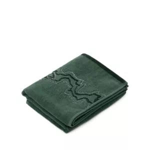 Ręcznik RINES z paskami lureksowymi zielony 50x90cm HOMLA