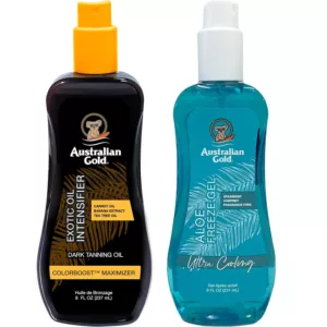 Australian Gold Exotic Oil Intensifier Spray + Aloe Freeze Gel