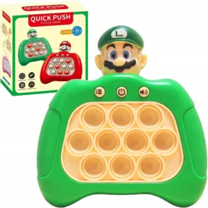 GRA ELEKTRONICZNA ZRĘCZNOŚCIOWA POP IT KONSOLA PUSH SUPER MARIO LUIGI