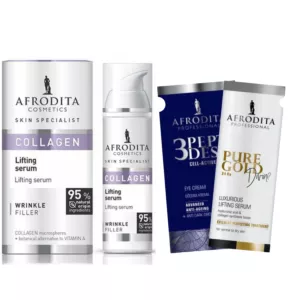 Afrodita Skin Specialist Collagen Serum Liftingujące + 2 Próbki