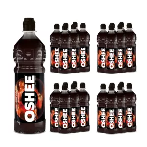 24x OSHEE Isotonic Drink czarna porzeczka 750 ml