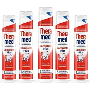 5x Pasta do zębów THERAMED Complete Plus 100 ml