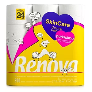 Papier toaletowy Renova Skin Care Purissimo 24R