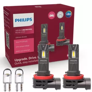 Żarówki LED H8 H9 H16 PHILIPS Ultinon Access + W5W