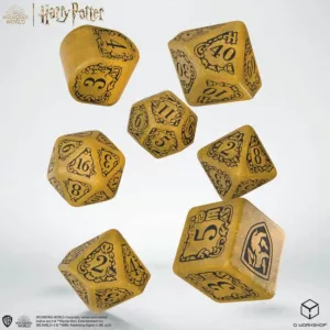 Kostki RPG Harry Potter Zestaw 7 Kości Modern Hufflepuff - Żółty
