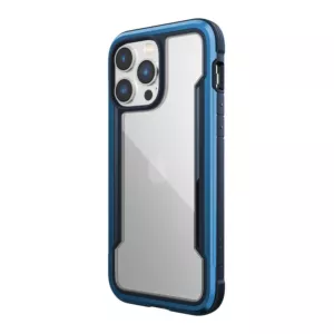 X-Doria Raptic Shield - Etui aluminiowe iPhone 14 Pro Max (Drop-Tested 3m) (Marine Blue)