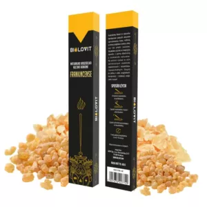 Naturalne kadzidełka zapachowe Frankincense - 40 g Bilovit