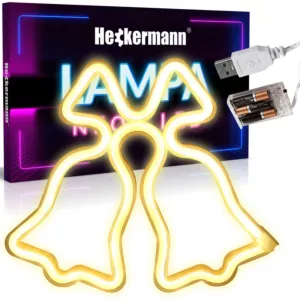 Neon LED Heckermann wiszący DZWONKI Heckermann