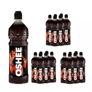 18x OSHEE Isotonic Drink czarna porzeczka 750 ml