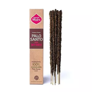 Kadzidełka naturalne Sagrada Madre Palo Santo z mirrą 30g