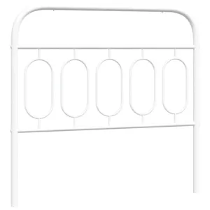 Metalowe wezgłowie, białe, 100 cm