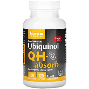 JARROW FORMULAS Ubiquinol QH-absorb 100 mg (120 kaps.)