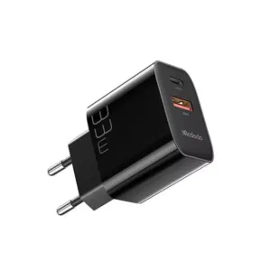 Ładowarka sieciowa Mcdodo CH-0922 USB + USB-C, 33W + kabel USB-C (czarna)