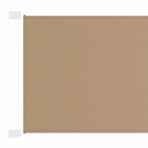 Markiza pionowa, kolor taupe, 60x1200 cm, tkanina Oxford