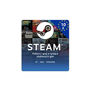 Karta podarunkowa STEAM 10 € - EURO