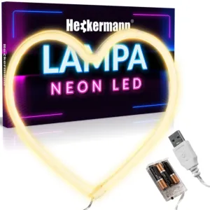 Neon LED Heckermann wiszący Lampka SERCE