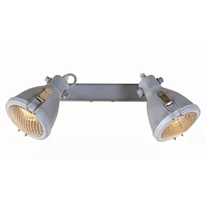 CRODO LAMPA SUFITOWA LISTWA 2X40W E14 SZARY