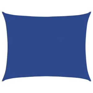 Żagiel przeciwsłoneczny, 160 g/m², niebieski, 6x7 m, HDPE