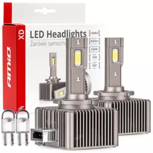 Żarówki ksenon LED D8S 6500K Xenon Canbus + W5W