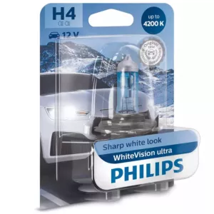 Żarówka H4 PHILIPS WhiteVision ultra 12V 60/55W