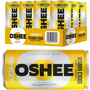 12x OSHEE PRO Shot witamina C1000 cytrusy 200ml