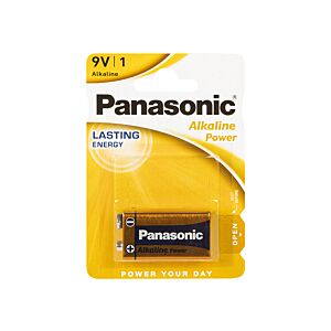 Bateria alkaliczna 9V 6LR61 Panasonic 1 Sztuka