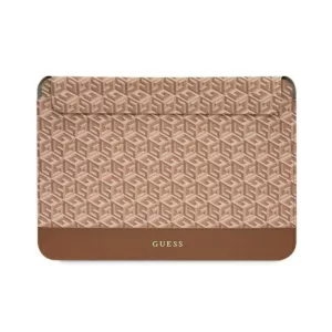 Guess GCube Stripes Computer Sleeve - Etui na notebooka 16" (brązowy)