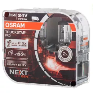 Super mocne żarówki H4 OSRAM Truckstar Pro +120%