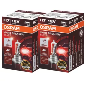 Mocne żarówki H7 OSRAM Night Breaker Silver +100%