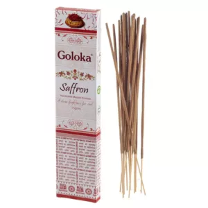 Kadzidełka PREMIUM Goloka Masala - SZAFRAN Saffron - 15 g