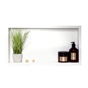 BALNEO WALL-BOX ONE White - Półka pojedyncza biała 60x30x10 cm