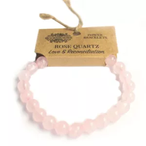 Bransoletka Mocy - KWARC RÓŻOWY Rose Quartz