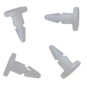 4x Dystans plastikowy 6mm fi 4mm  spinka podkładka do płyt głównych spacer