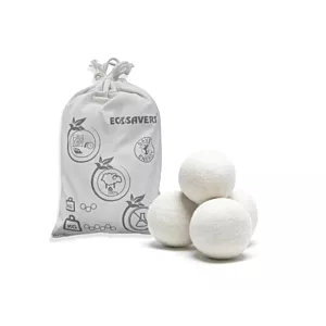 EcoSavers Dryerballs Cotton 6 bawełnianych kul do suszarek | Łatwe oszczędzanie!