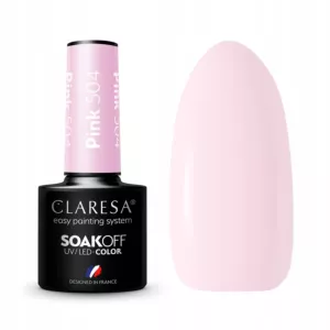 CLARESA Lakier hybrydowy PINK 504 - 5g