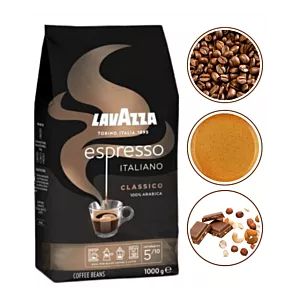 Lavazza Espresso - Kawa ziarnista 1kg - Włoska