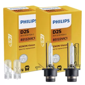 Żarniki Ksenon D2S PHILIPS Xenon Vision 4300K +W5W