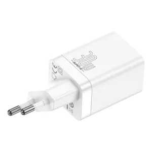 Ładowarka sieciowa Baseus Super Si Pro Quick Charger USB + USB-C 30W (biała)