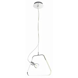 IKARIA LAMPA WISZĄCA 42 1X60W E27 LED+12W LED CHROMOWY 4000K APETI