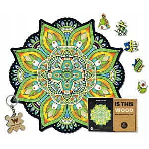 Puzzle drewniane Mandala | Harmony Mandala | 450 elementów | XXL