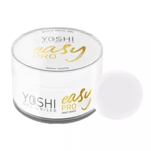 YOSHI Żel budujący do paznokci Easy PRO - MILKY WHITE - 15ml