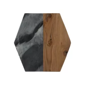 Deska do krojenia ELEMEN drewniano-marmurowa 30x30x1,5 cm Typhoon