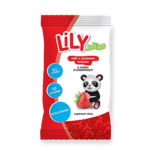 Lily Jellies żelki o smaku truskawkowym 30g