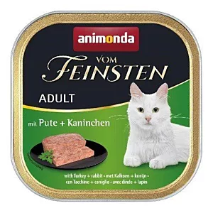 ANIMONDA Vom Feinsten Classic Cat indyk i królik - mokra karma dla kota - 100 g