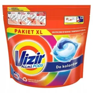 Vizir ALL IN 1 PODS COLOR Kapsułki do prania kolorowych ubrań, 40 prań