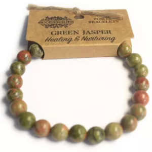 Bransoletka Mocy - JASPER ZIELONY Green Jasper