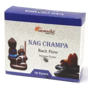 Kadzidełka Aromatika z przepływem zwrotnym Backflow  Nag Champa -10szt
