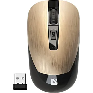 MYSZ DEFENDER WAVE MM-995 RF SILENT ZŁOTA OPTICAL