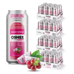 48x OSHEE Vitamin Water Sparkling witaminy i minerały 500 ml