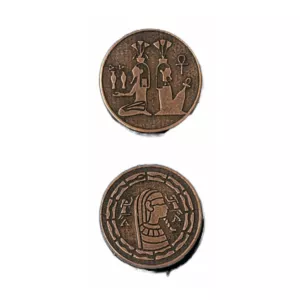 Egipska Miedziana Metalowa Moneta 1 szt